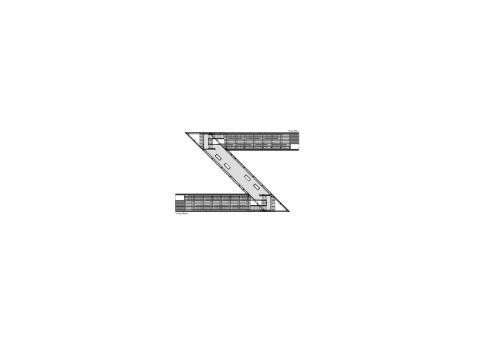 Saarpolygon - Grundriss Aussichtsplattform