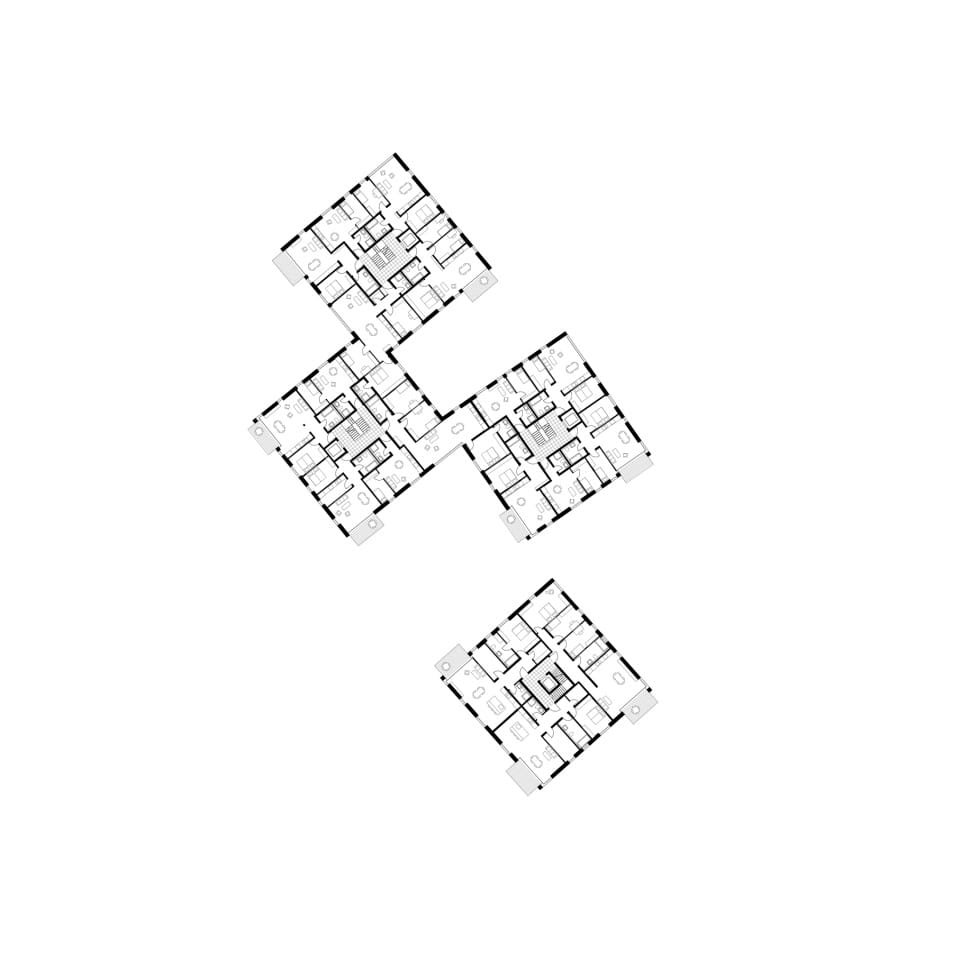 Grundriss Regelgeschoss