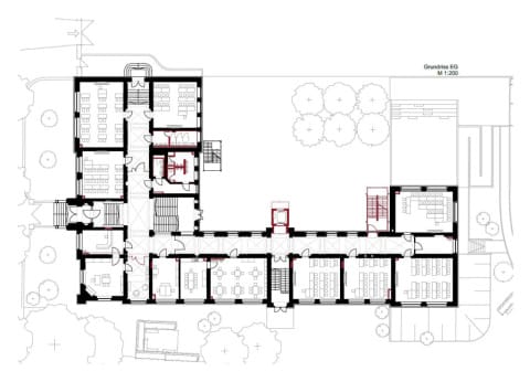 Grundriss EG  (@HSP architekten ingenieure)