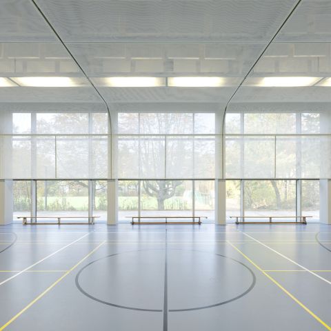 Turnhalle auf dem Tempelhofer Feld