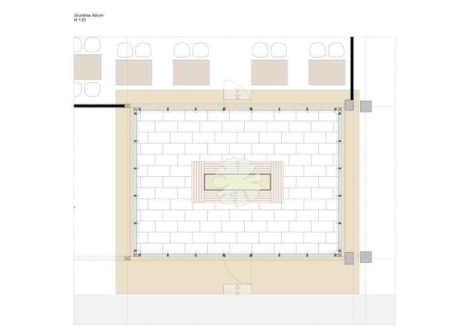 Grundriss Atrium