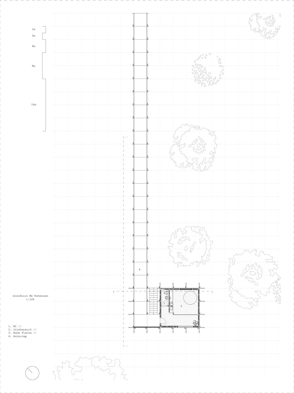 Grundriss EG Ruhekörper