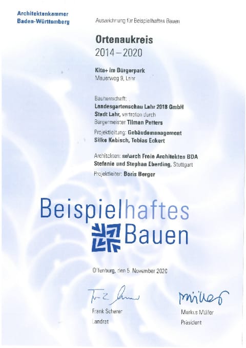 Beispielhaftes Bauen Ortenaukreis 2014-2020