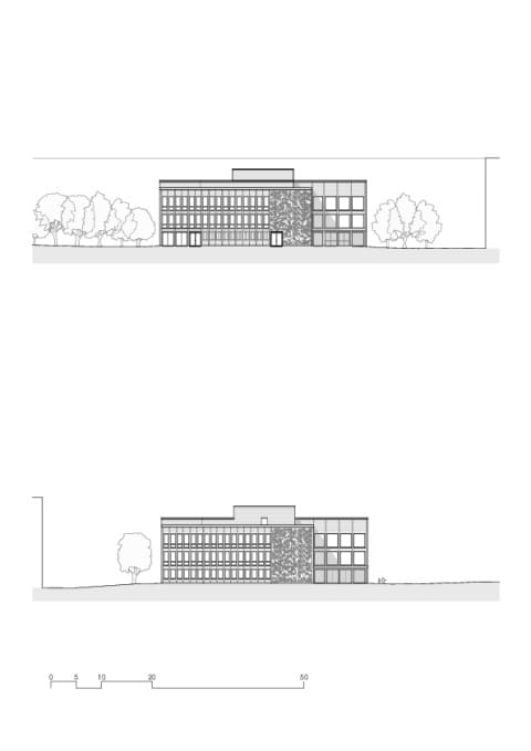 Ansichten West und Ost