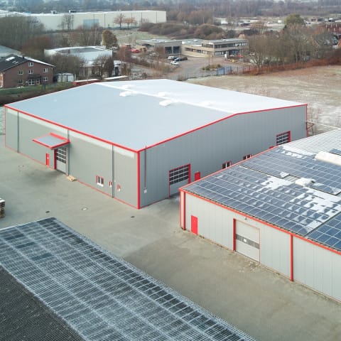 Gewerbehallen-Neubau in Neu Wulmstorf