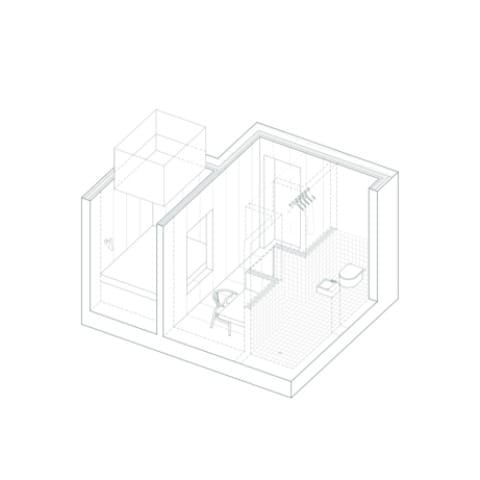 Dormitrium - Axonometrie