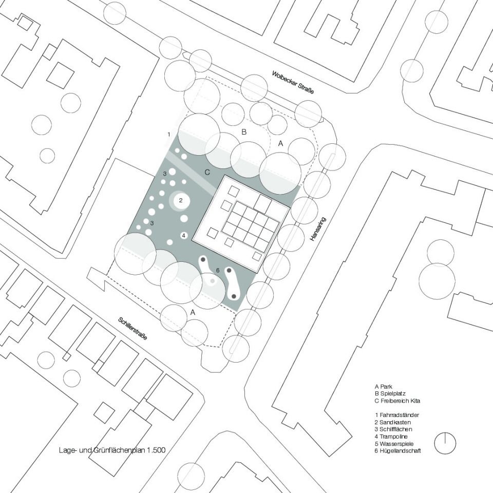 Lageplan Hansaplatz