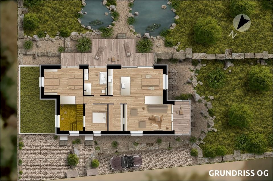 REFUGIUM.BETZENSTEIN - Grundriss EG