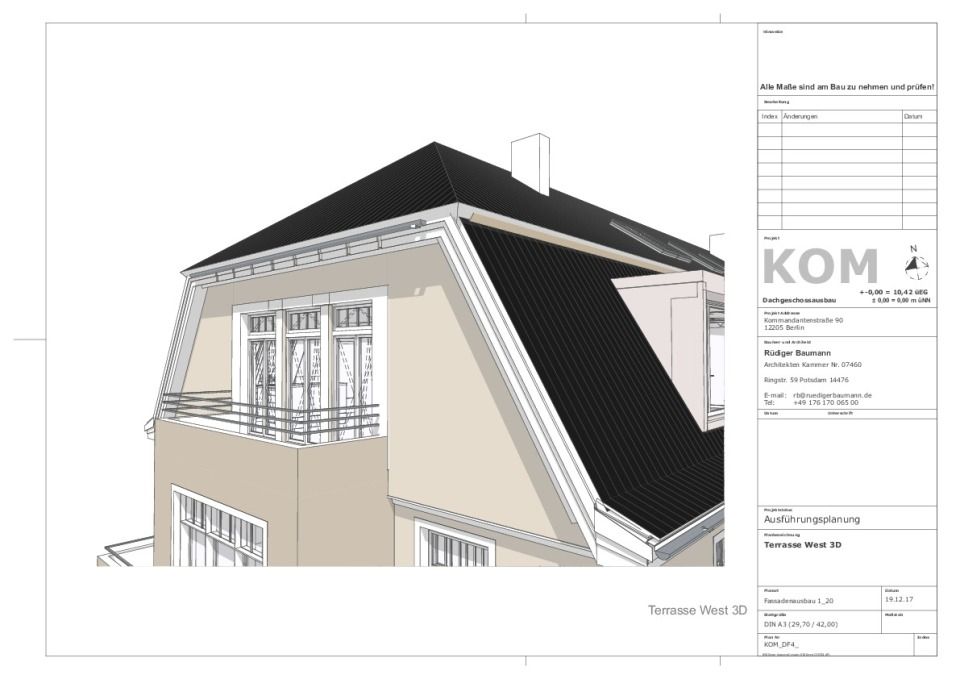 Ansicht West 3D