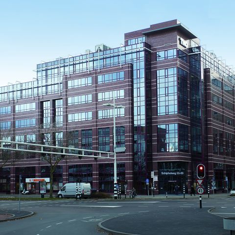 Bürokomplex in Leiden, Niederlande