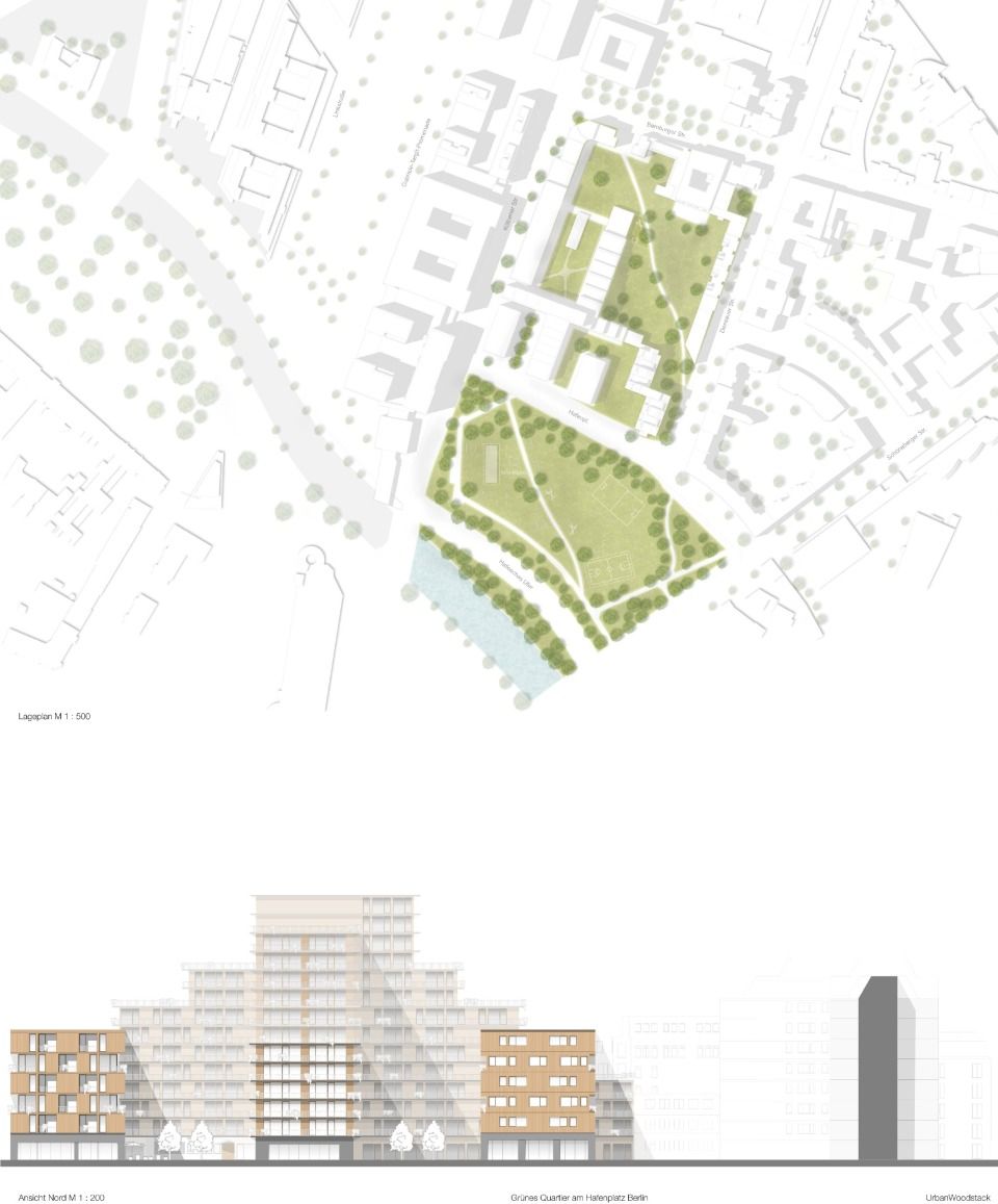 Lageplan, Ansicht