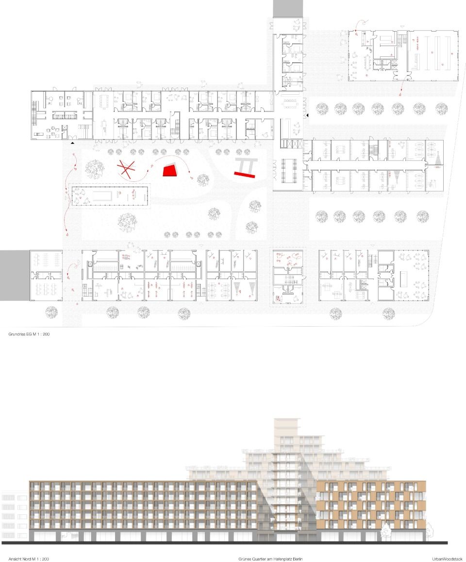 Grundriss EG, Ansicht