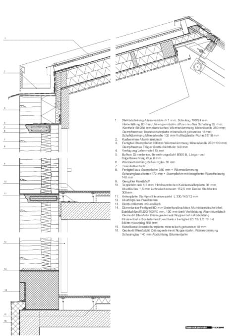 Schnitt Detail
