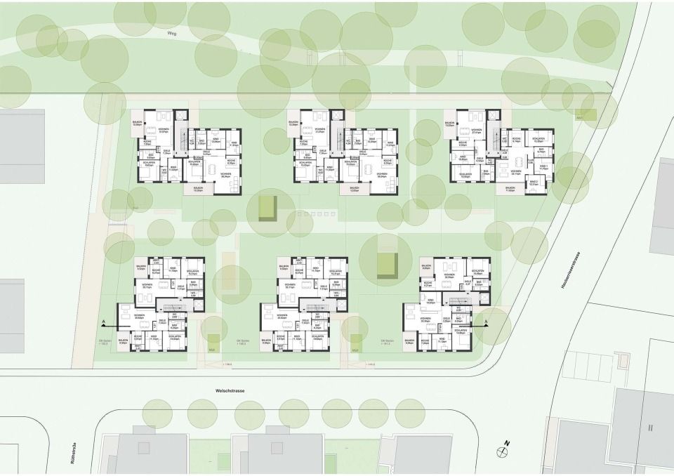 Grundriss Regelgeschoss