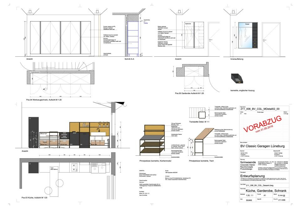 Küche, Garderobe,Schrank_Atelier Pirolweg
