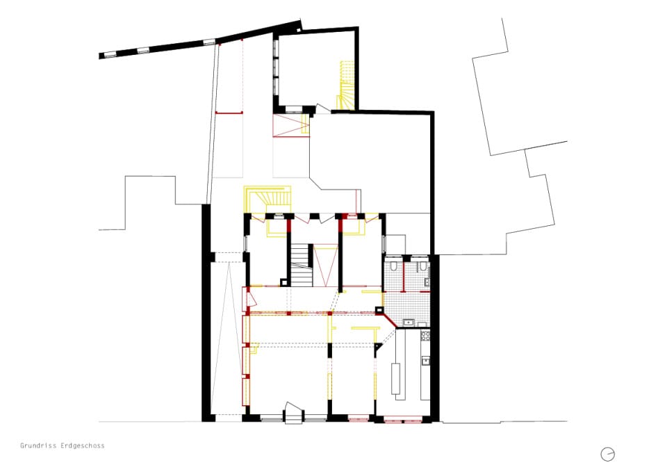 Grundriss Erdgeschoss Umbau