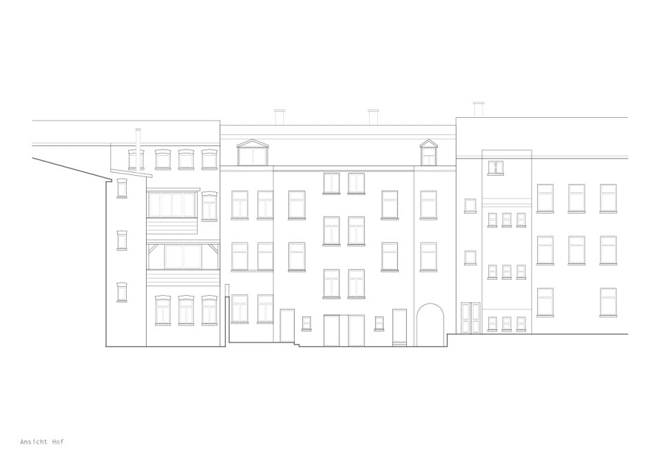 Ansicht Hinterhof