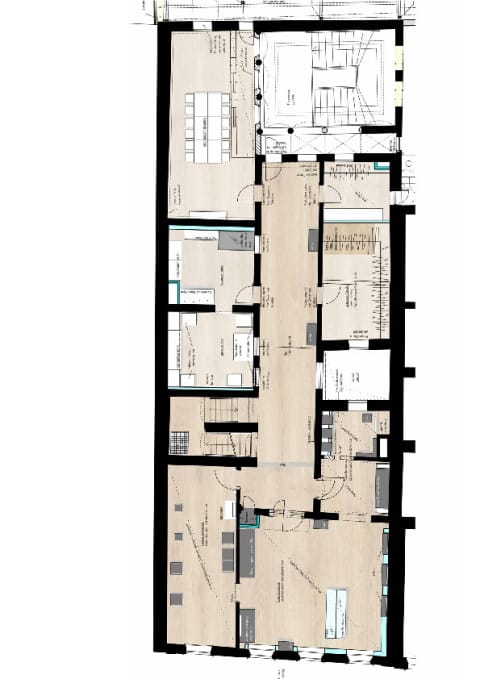 Grundriss Schaudepot