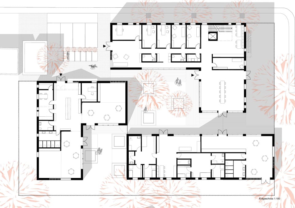Grundriss Erdgeschoss 1:100