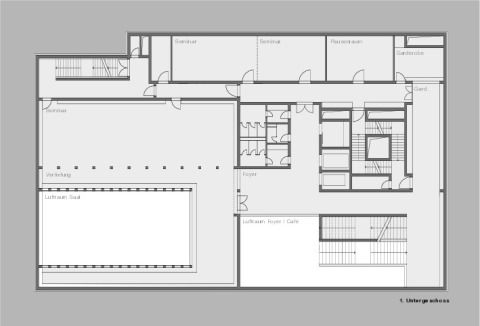 Grundriss 1. UG