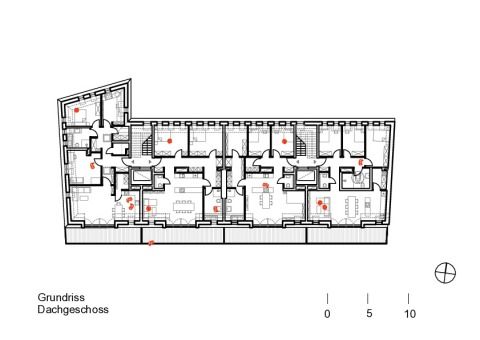 Ausbauhaus Neukölln Grundriss Dachgeschoss