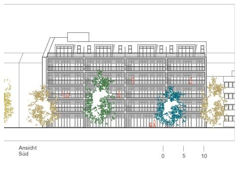 Ausbauhaus Neukölln Ansicht Süd