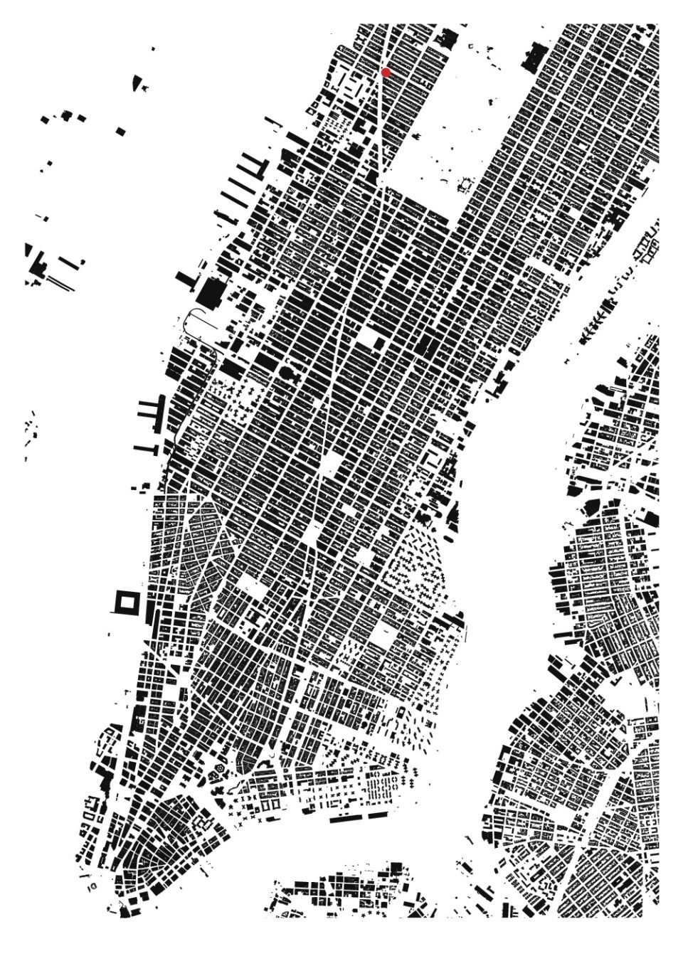 Schwarzplan Manhattan