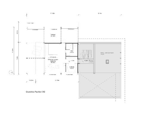 Grundriss Pavillon
