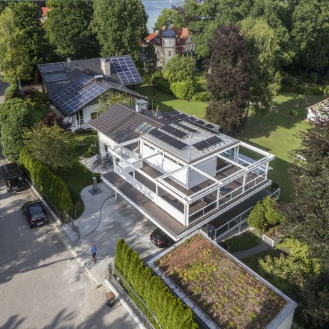 Pavillon auf dem Dach