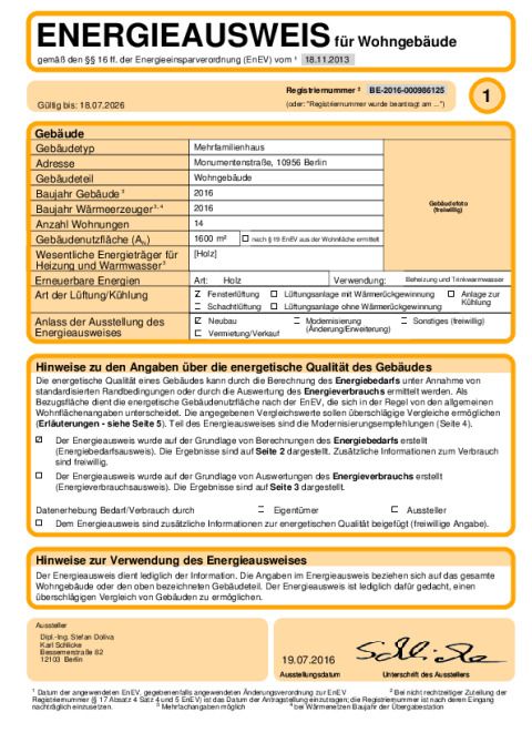 LOK 6 Energieausweis