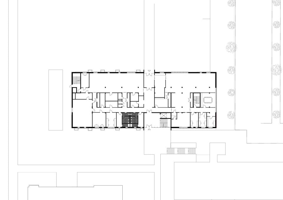 Grundriss EG - Neubau Laborgebäude Haus 11 -
