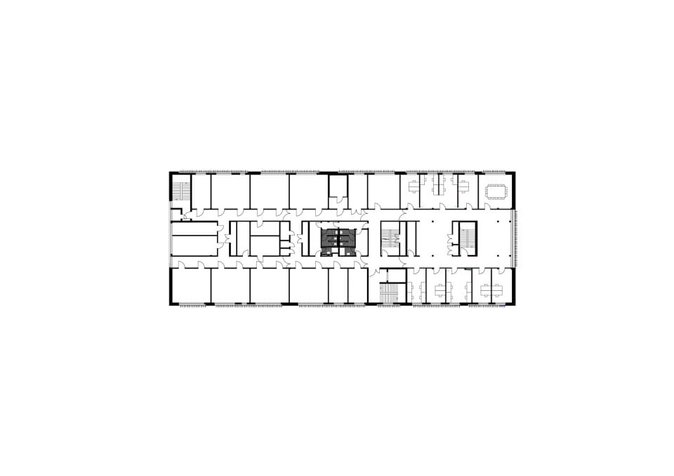 Grundriss OG 1 - Neubau Laborgebäude Haus 11 -