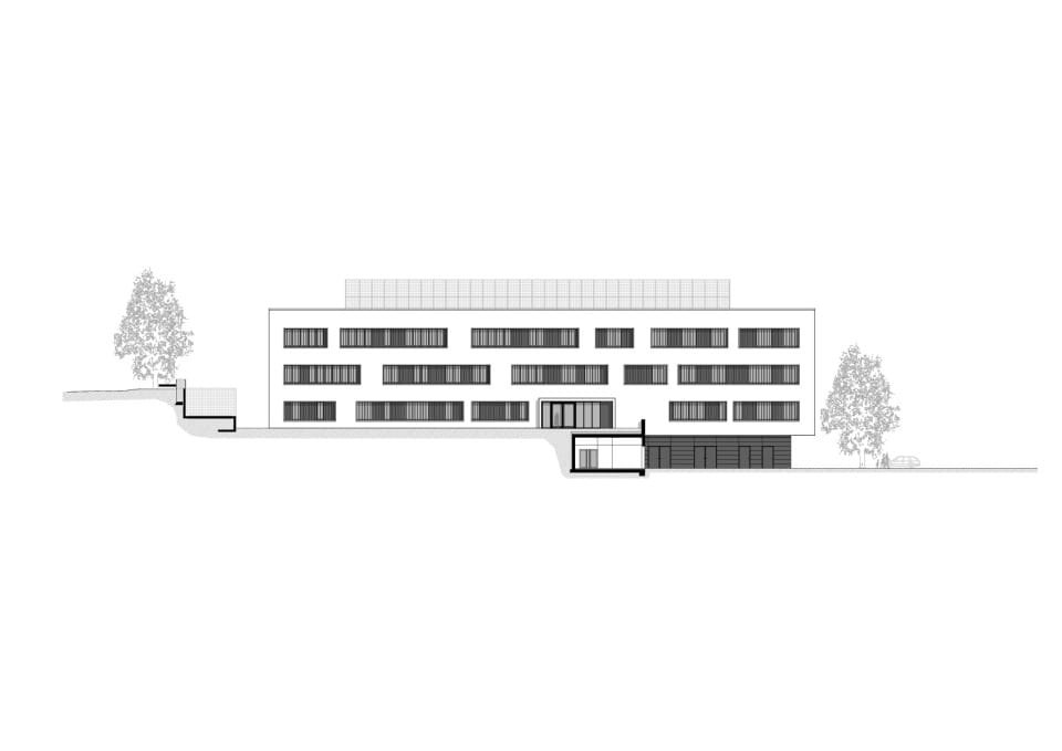 Ansicht - Neubau Laborgebäude Haus 11 -