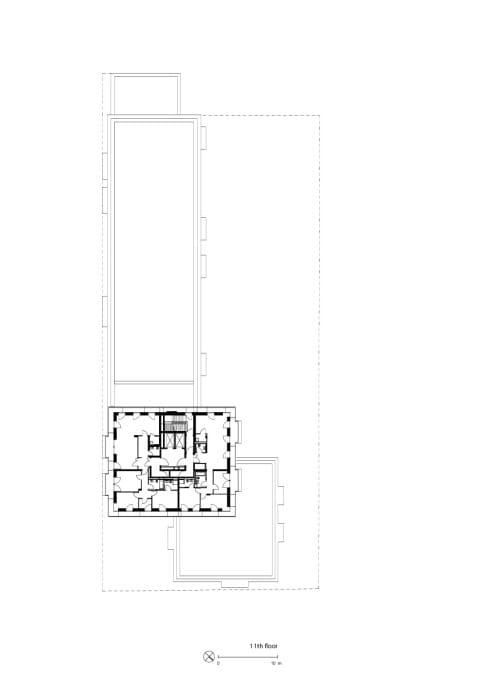 Grundriss 11. Obergeschoss