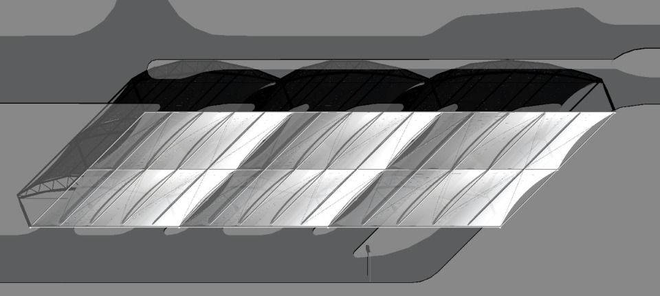 Dachaufsicht Rendering