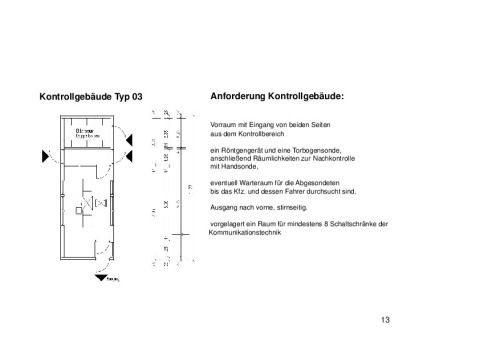 Kontrollgebäude Typ 3