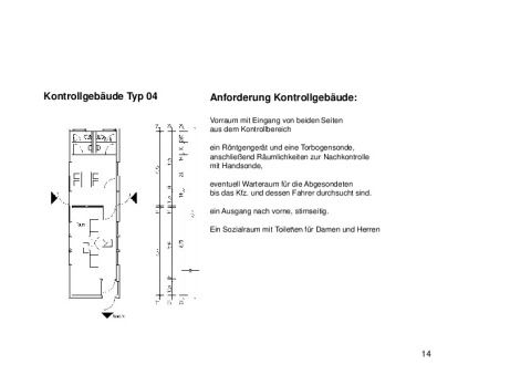 Kontrollgebäude Typ 4