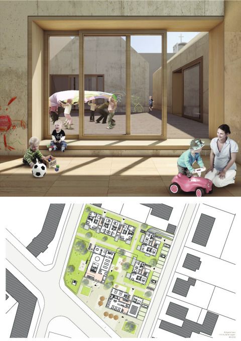 Plan 3 – Visualisierung Erdgeschoss