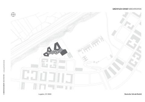 Deutsche Schule Madrid – Lageplan