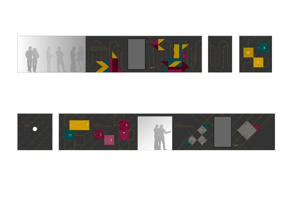 Ansichten Grafik_ Messestand Carpet Concept / Orgatec 2018_raumkontor