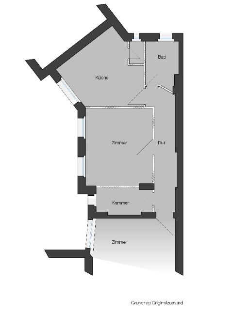 Grundriss Originalzustand
