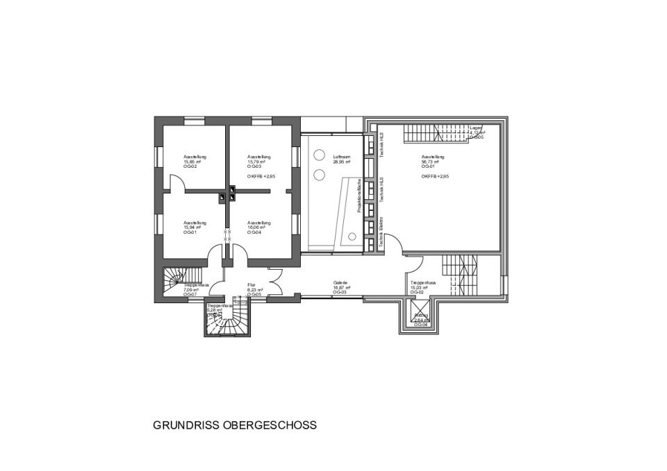 Obergeschoßgrundriss