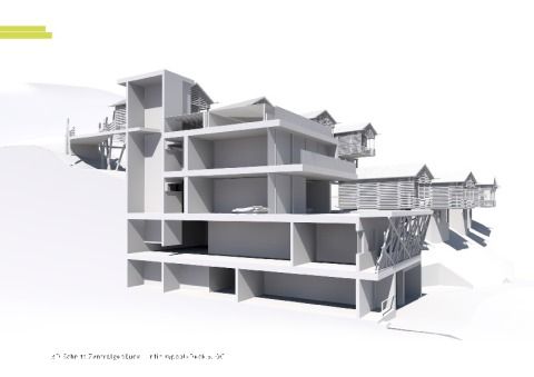 3D Schnitt Zentralgebäude