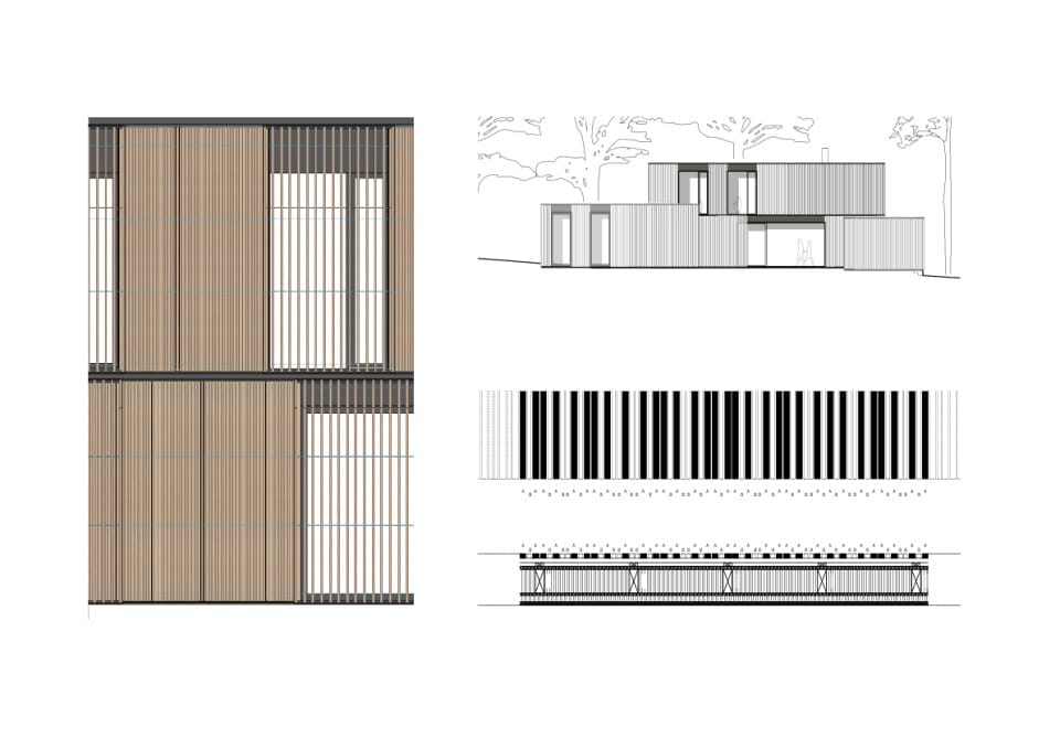 Detailansicht Fassade