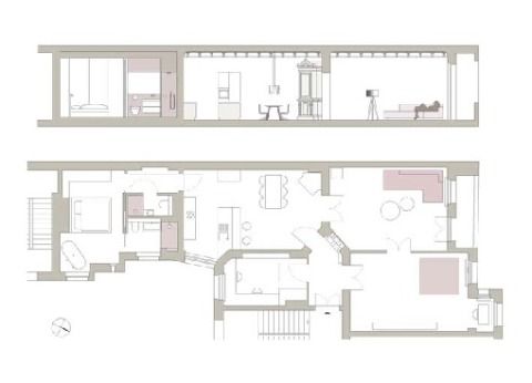 Grundriss und Schnitt