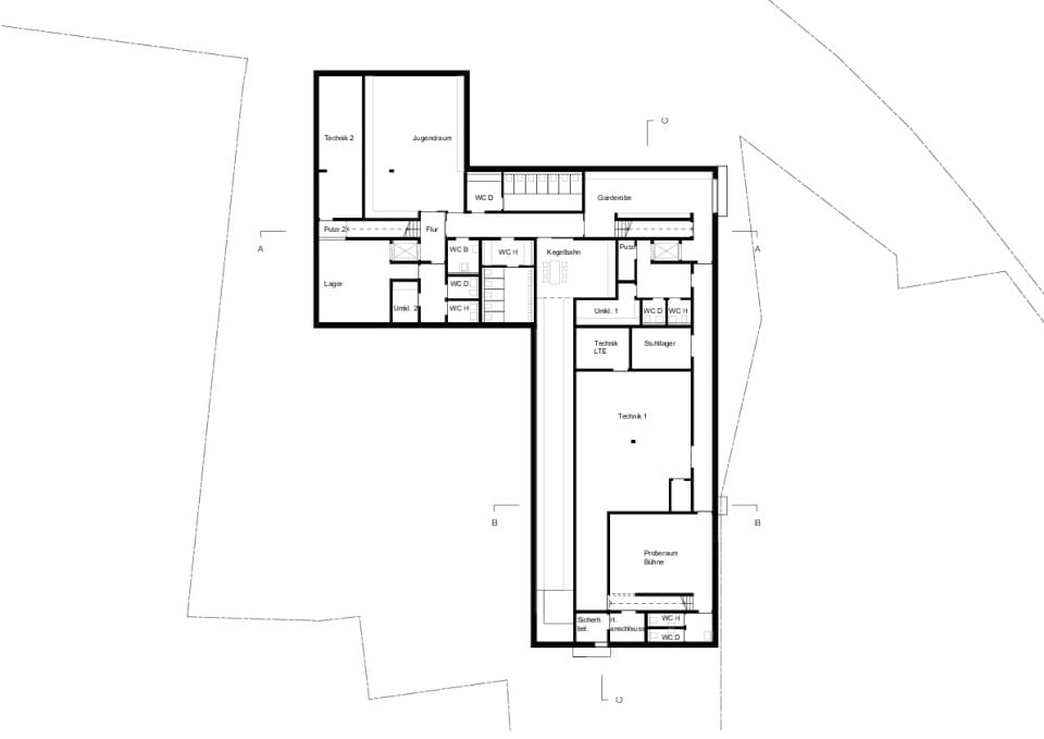 Grundriss Untergeschoss