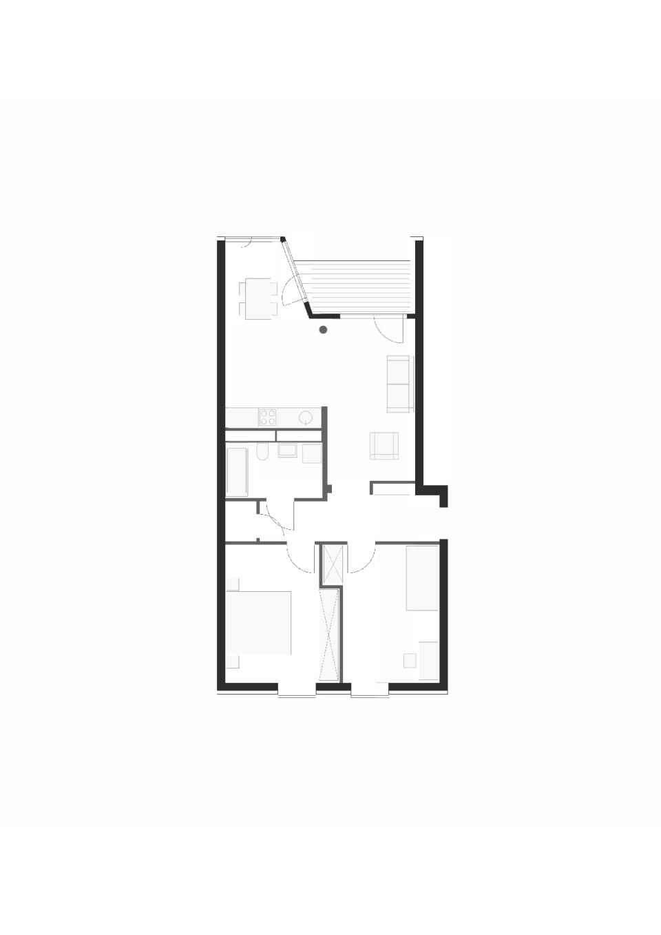 Beispielgrundriss Wohnung