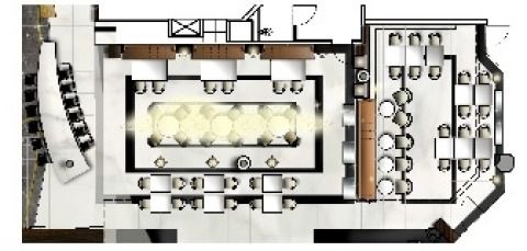 JW Marriott Cannes Grundriss Restaurant