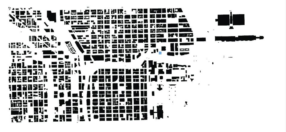 Schwarzplan Chicago