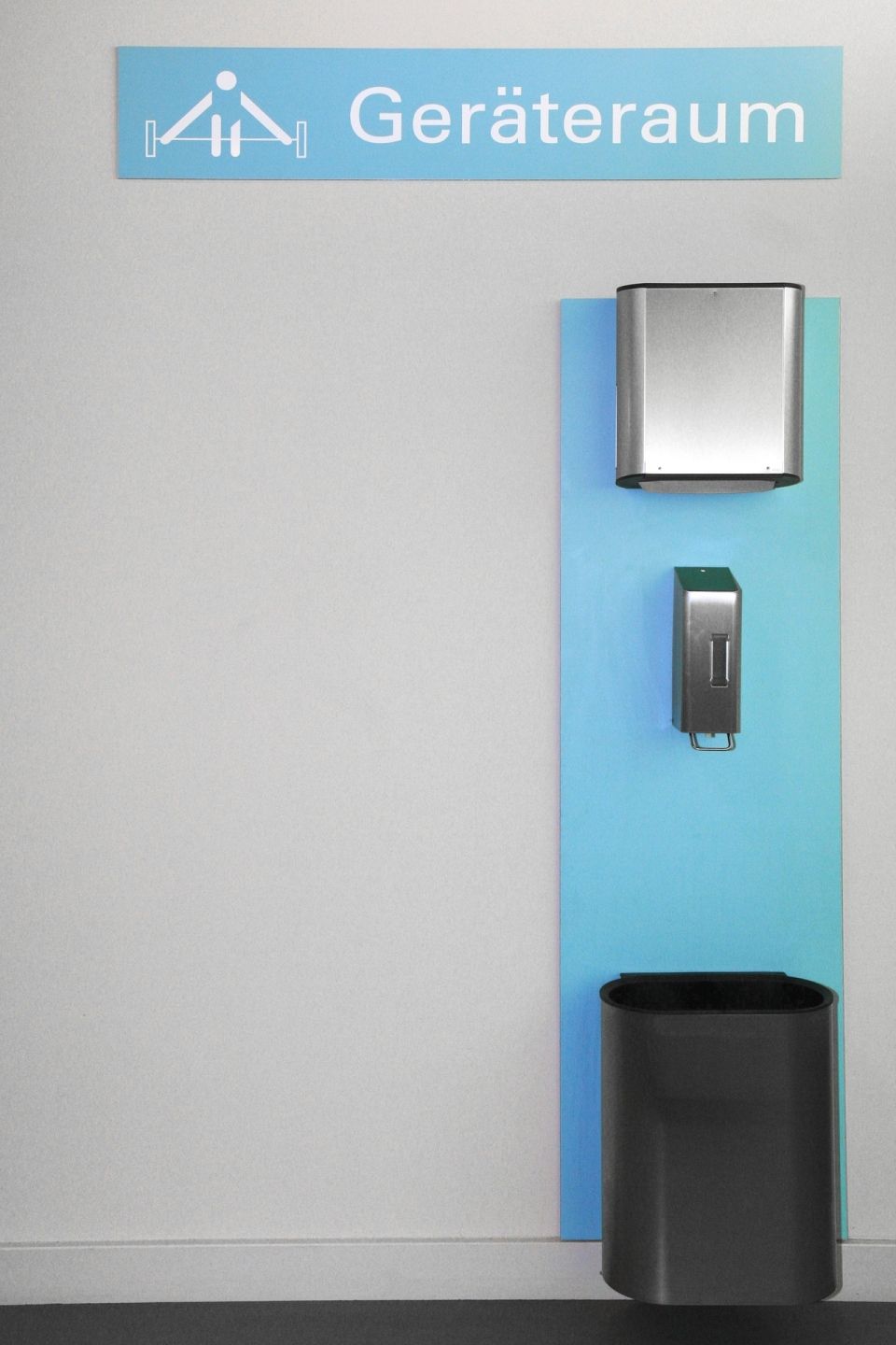 Hygienestation für Sportler